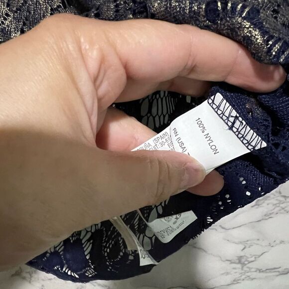 Zara Trafaluc Scoop Neck Lace Top Size S - Picture 3 of 6